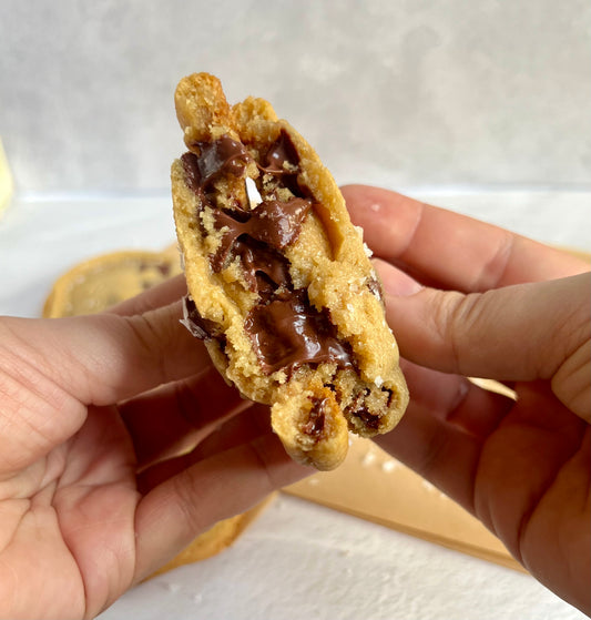 Browned Butter Sourdough Discard Chocolate Chip Cookies