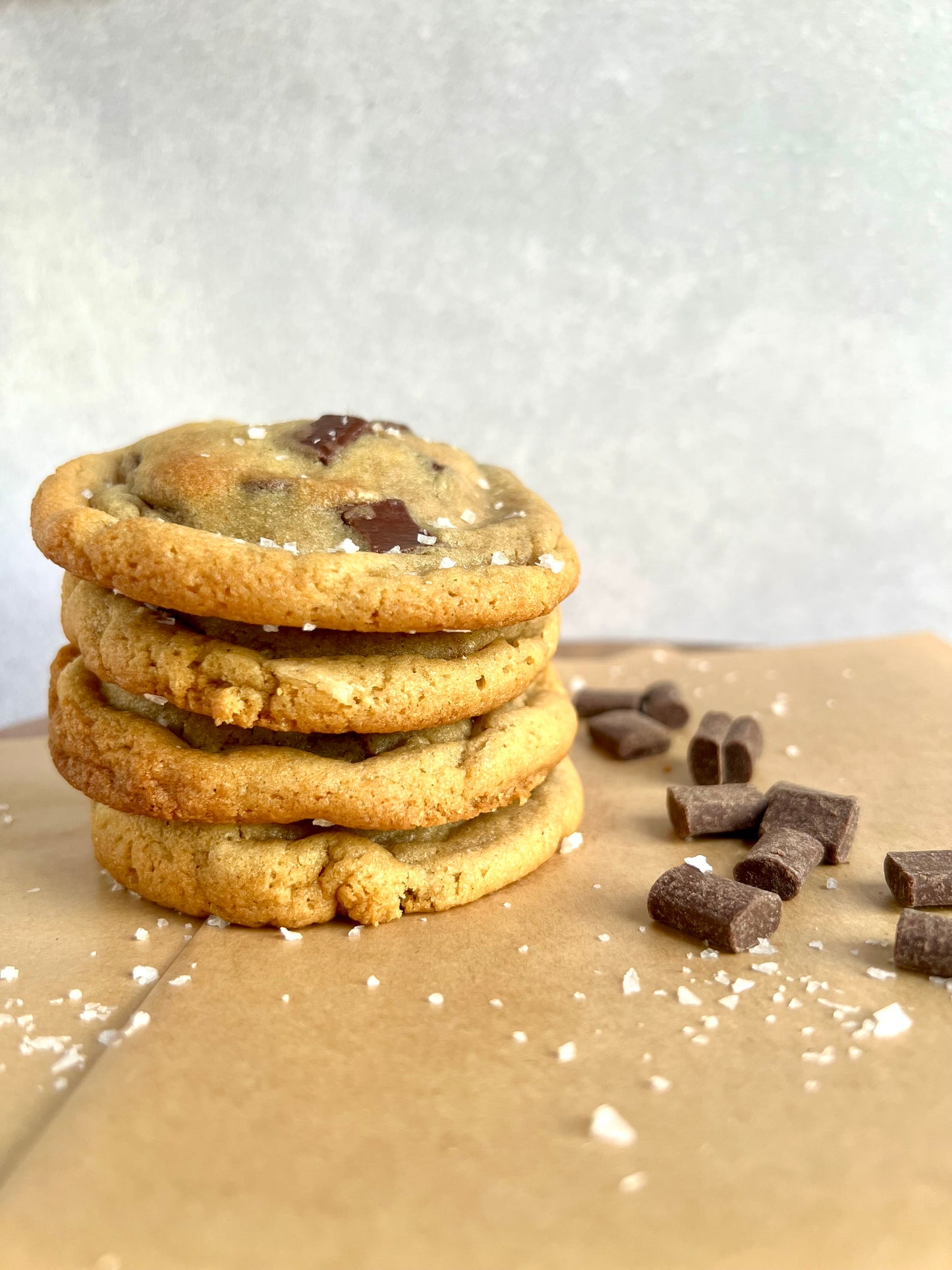 Browned Butter Sourdough Discard Chocolate Chip Cookies
